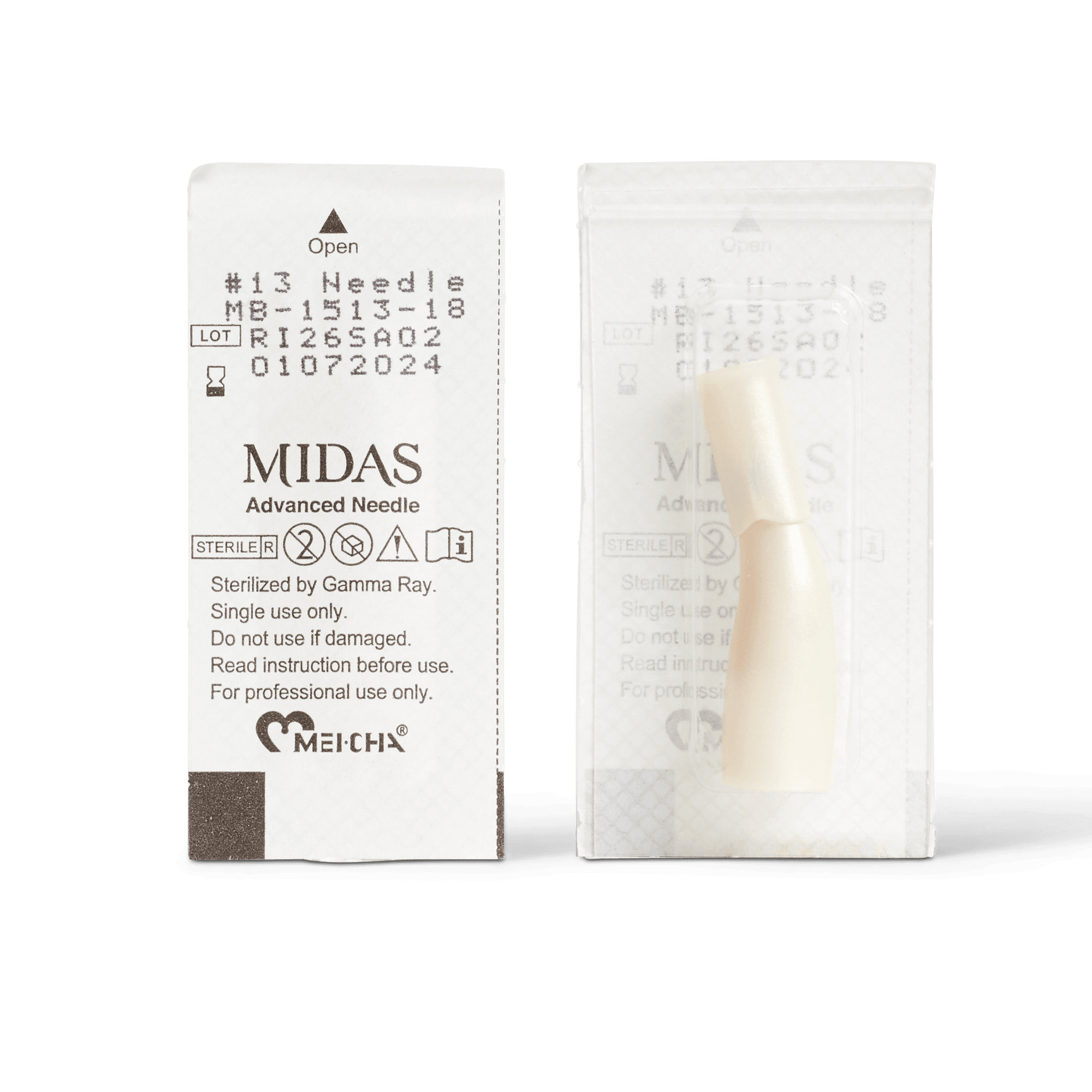 MIDAS #13 Nano Slope Microblading Needle - MICROBLADING - - MEI-CHA