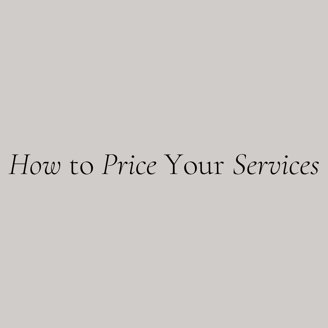 How to Price Your Services - MEI-CHA -  Beauty Business Tips