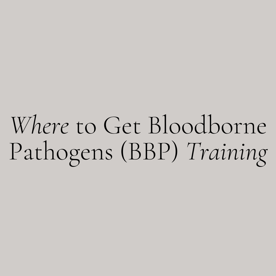 Where to Get Bloodborne Pathogens (BBP) Training-MEI-CHA