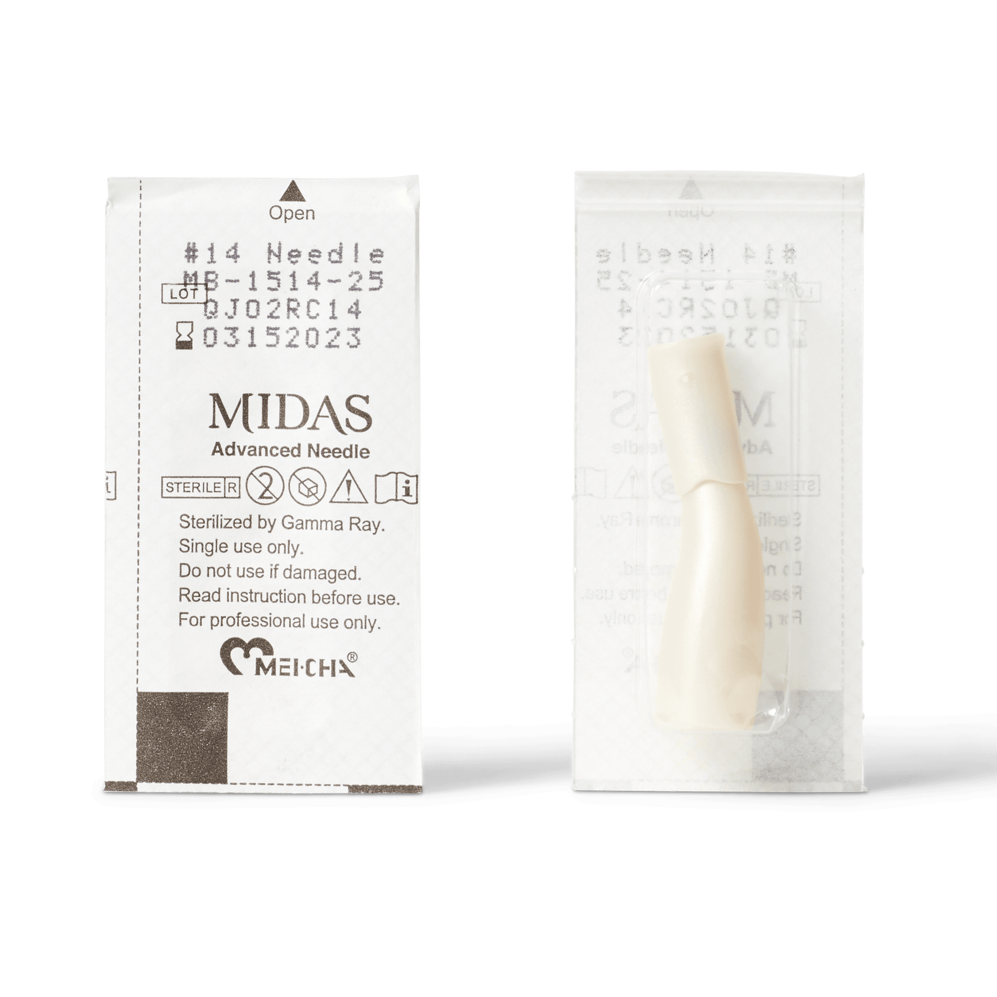 MIDAS #14 Soft Slope Microblading Needle - MICROBLADING - - MEI-CHA