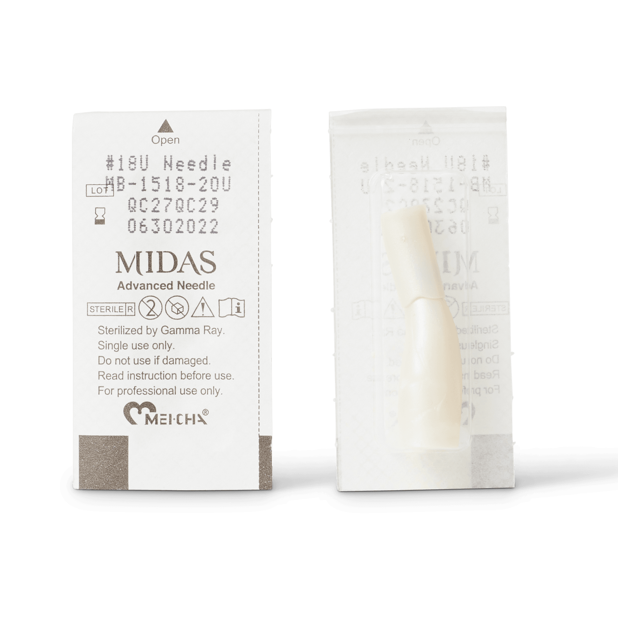 MIDAS #18U Microblading Needle - MICROBLADING - - MEI-CHA